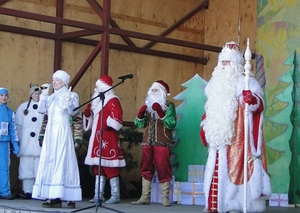 Дед Мороз из Великого Устюга побывал в Уссурийске