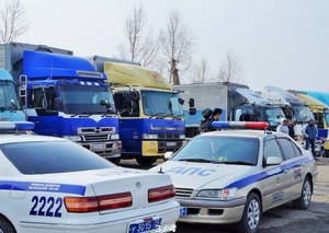 Двух дальнобойщиков, участвующих в стачке против «Платона» в Приморье, задержала полиция