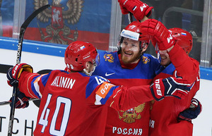 Сборная России по хоккею одержала победу над Северной Америкой на Кубке мира