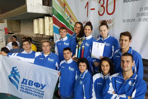 Восемь медалей завоевали пловцы ДВФУ на Всероссийской летней Универсиаде